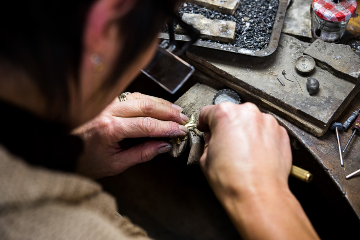 Reportage photos artisanat - Bijouterie Bizouard