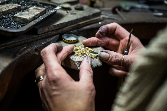 Reportage photos artisanat - Bijouterie Bizouard