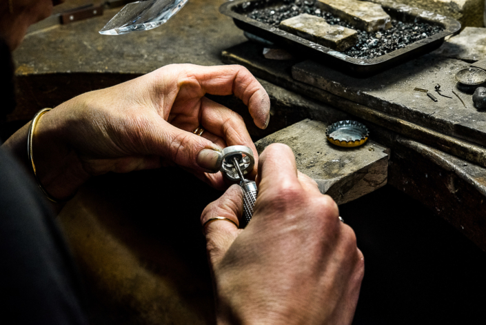 Reportage photos artisanat - Bijouterie Bizouard