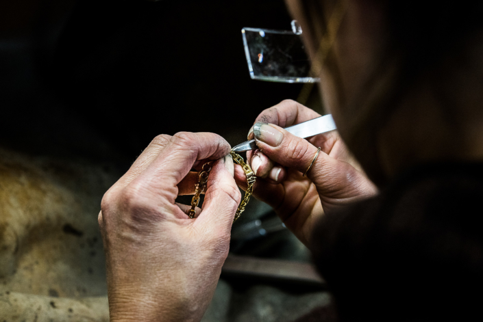 Reportage photos artisanat - Bijouterie Bizouard