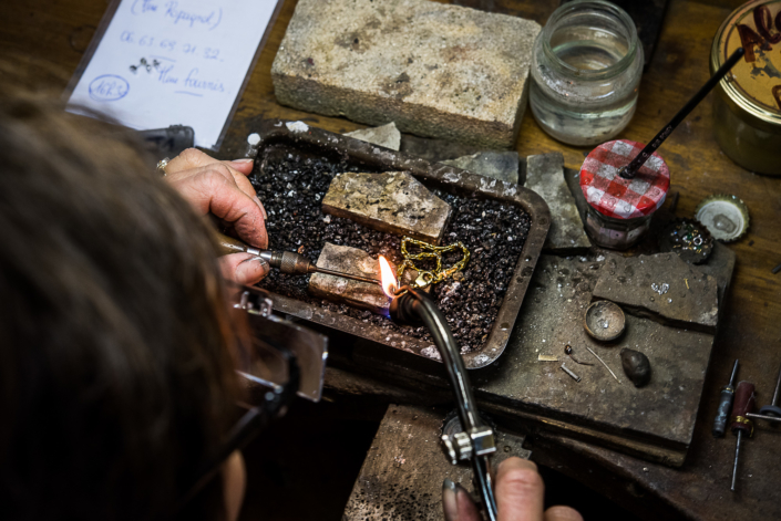 Reportage photos artisanat - Bijouterie Bizouard